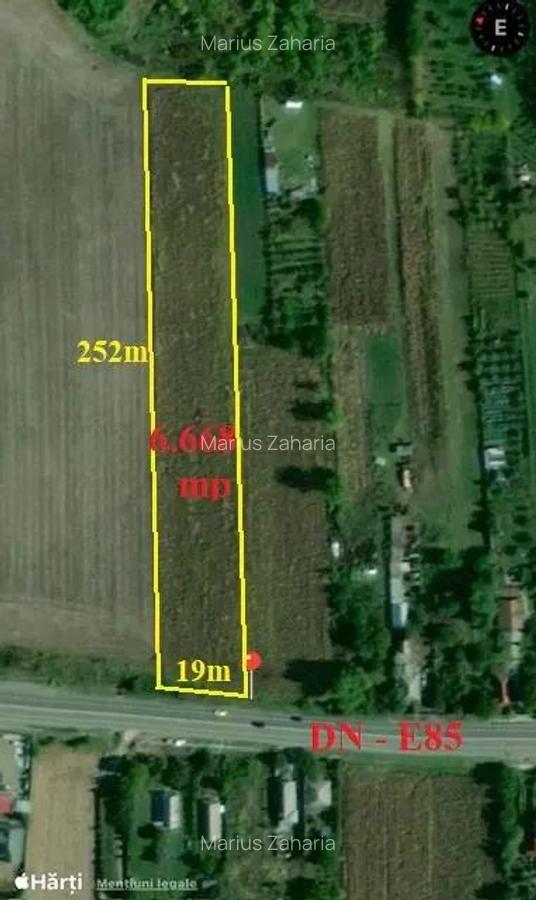 Teren 6.668 mp, de vanzare, loc. BOGDAN VODA, la E-85, com. Saucesti, jud. Bacau - 7