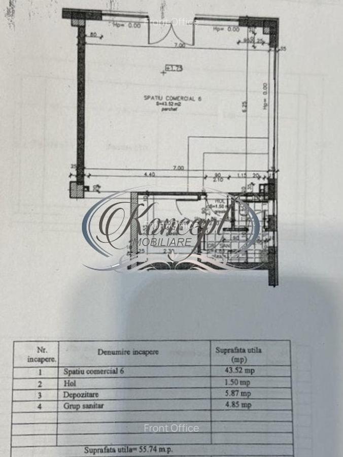 Spațiu comercial, 109.3 mp în Bună Ziua - 7
