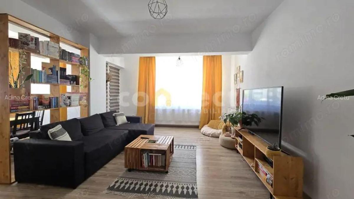 Apartament de 3 camere, 2 dormitoare, 2 bai, logie, mobilat si utilat. - 1