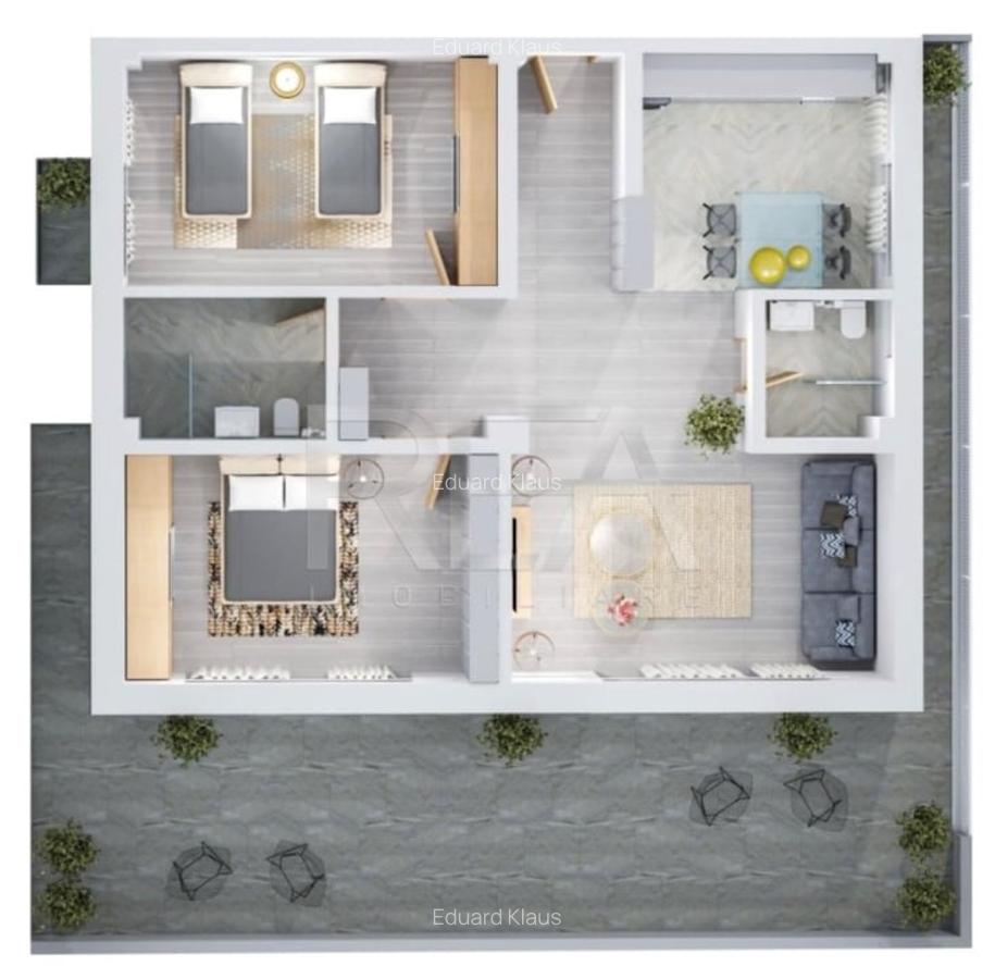 UP Boutique - Pipera Voluntari - APARTAMENT 3 CAMERE finisaje LUX - 1