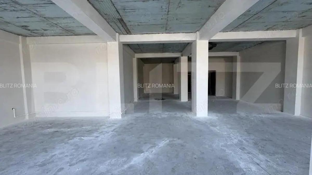Spa?iu comercial parter bloc nou, 109 mp open space, vitrina, terasa, Brestei - 5