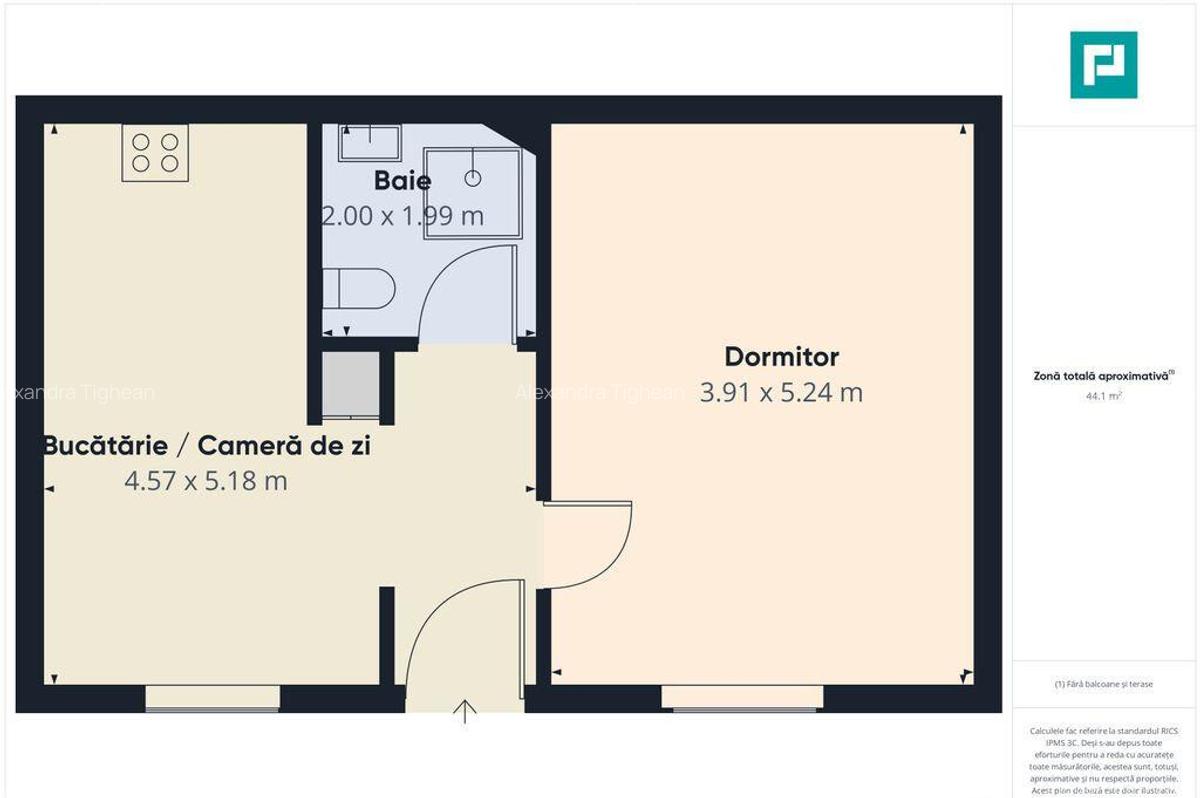 Apartament 2 camere, zona ultracentrala Arad - 6