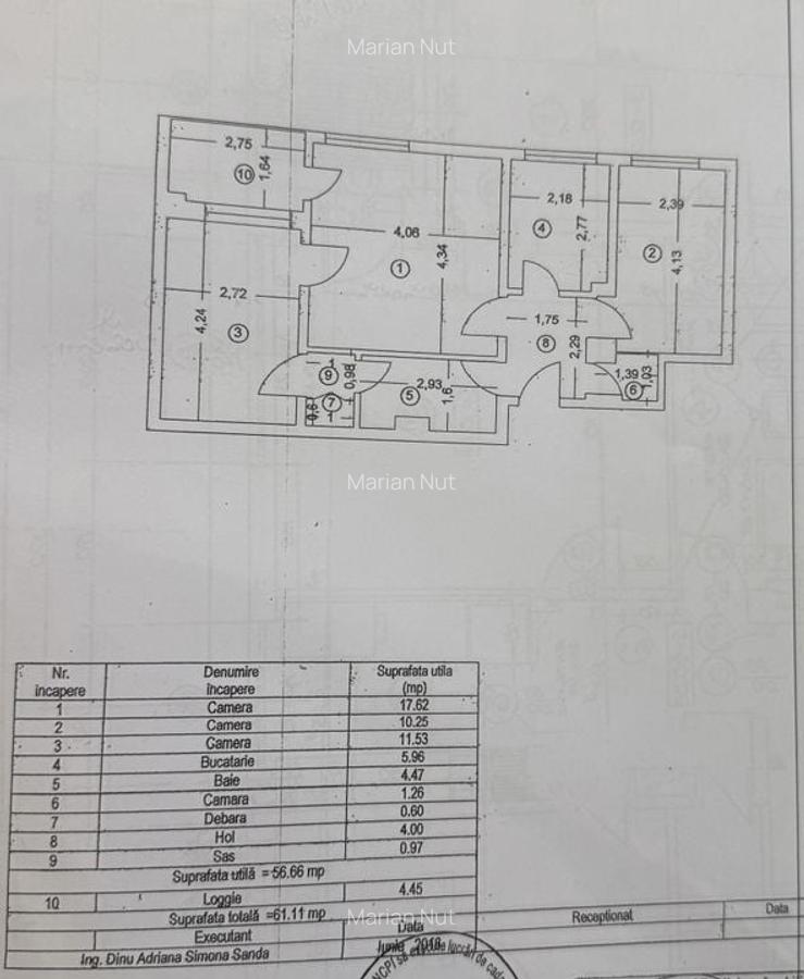 Apartament 3 cam, bloc reabilitat termic, poziție excelentă - 1