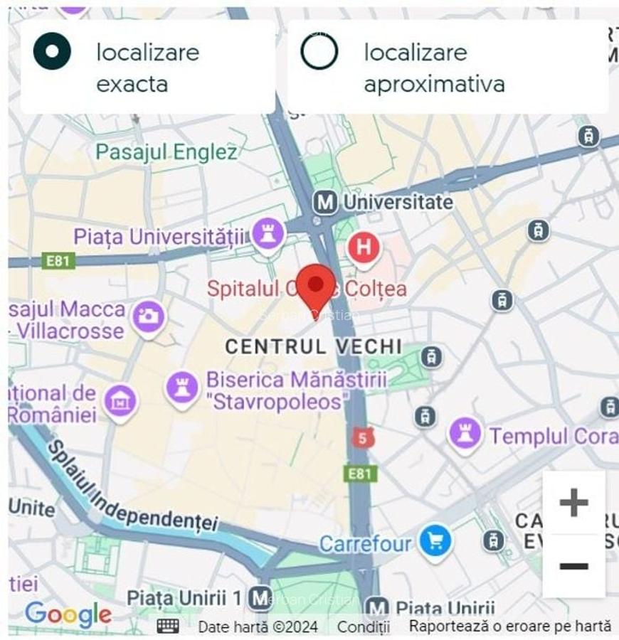 Central Coltea apartament 3 cmaere de inchiriat - 19