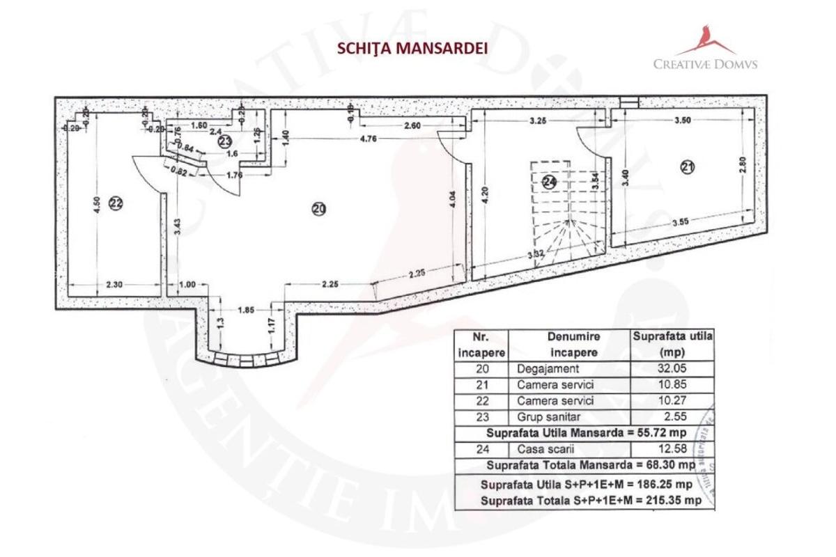 Vila cu 7 camere, 186 mp utili - Piata Muncii - 18