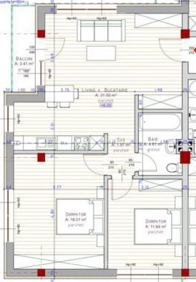 Apartament 3 camere modern, 67 mp, balcon si panorama superba - Floresti, Teilor - 9