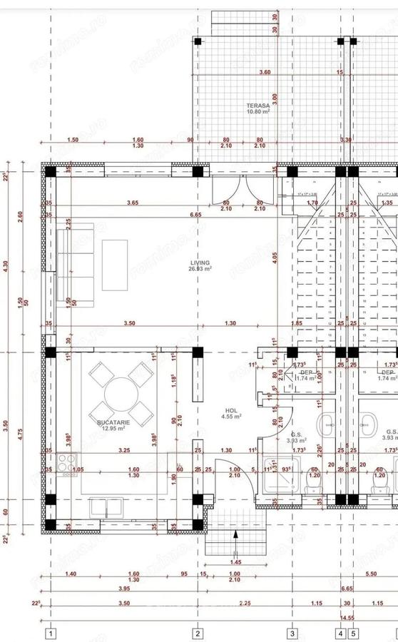 360Imobiliare vinde jumatate de duplex in Dumbravi?a - 2
