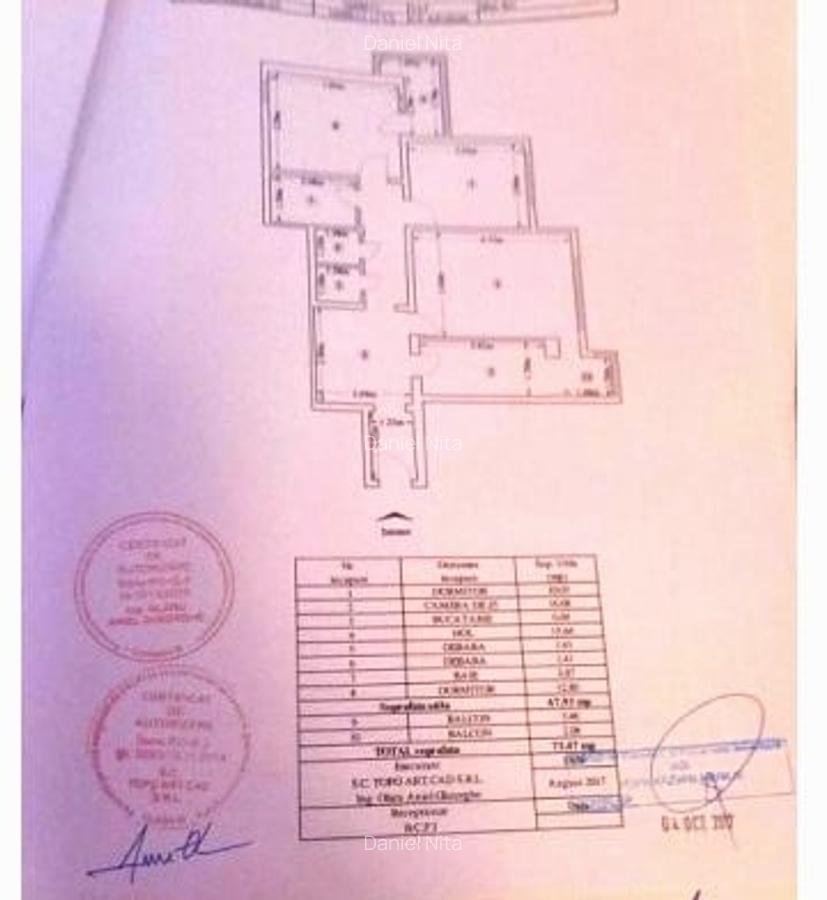 CENTRU- UMF-apartament cu 3 camere - 5