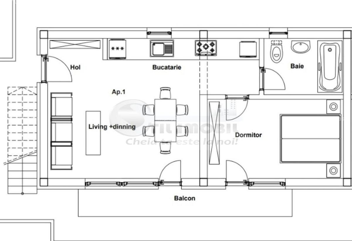 Apartament 2 camere, Valea Lupului-Rediu, intabulat - 8