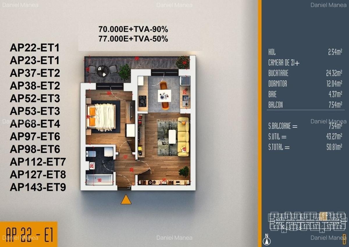 Investiție sigură: apartament 2 camere în Sector 3- Pallady - 2