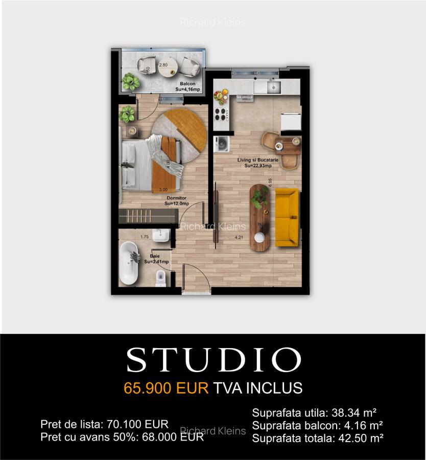 Metrou Berceni, studio 2 camere, bloc nou, direct proprietar - Grand Berceni - 1