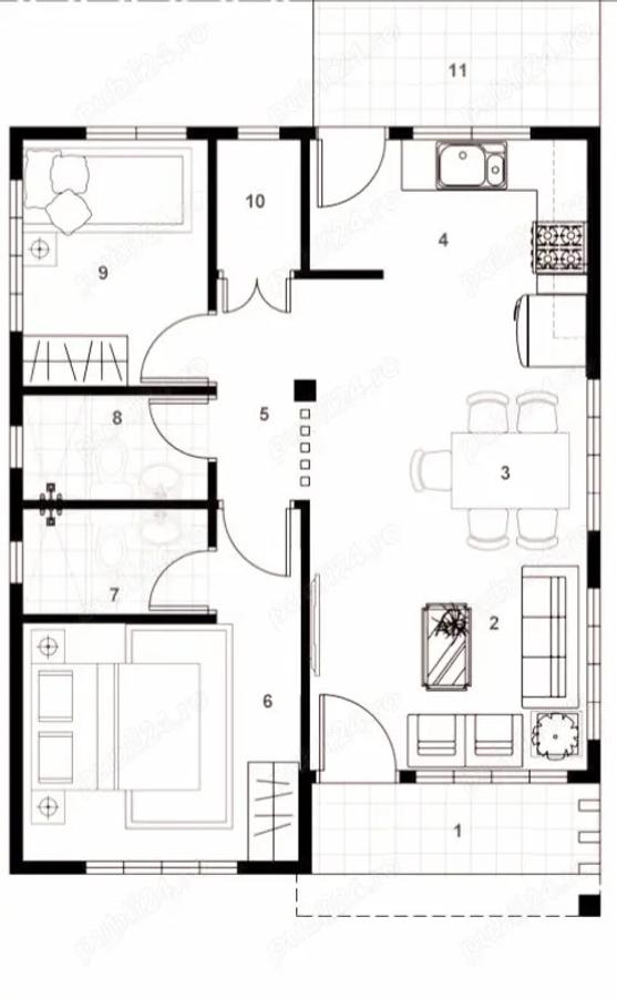 Casa cu 2 camere de vanzare - 4