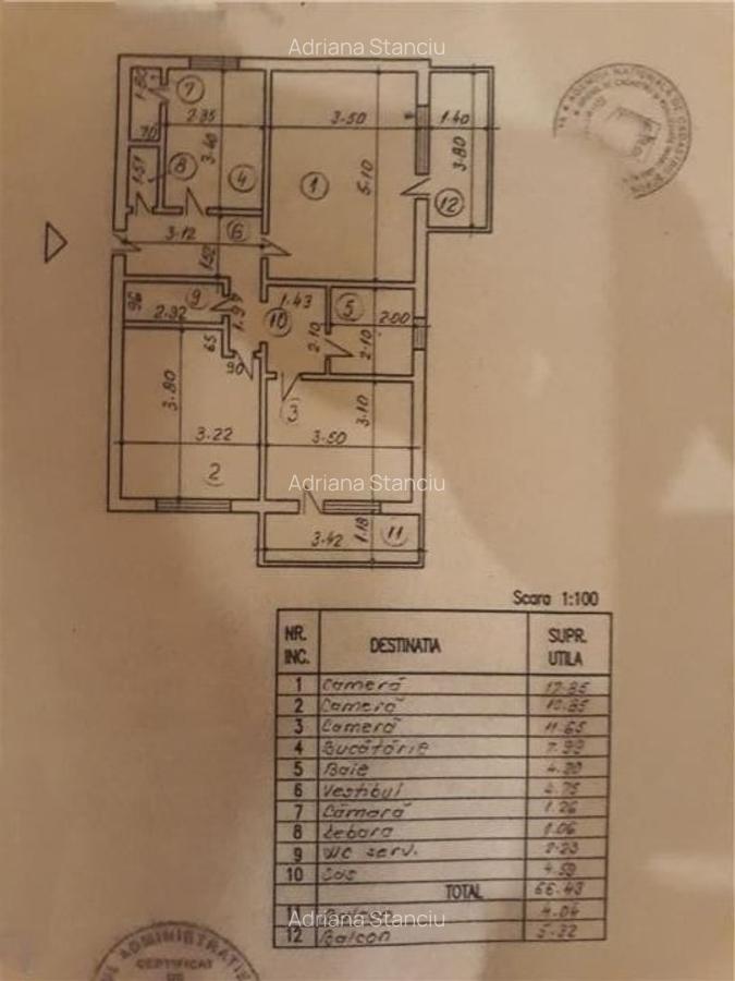 Apartament 3 camere - decomandat - centrala proprie - zona Berceni/ Brancoveanu - 1
