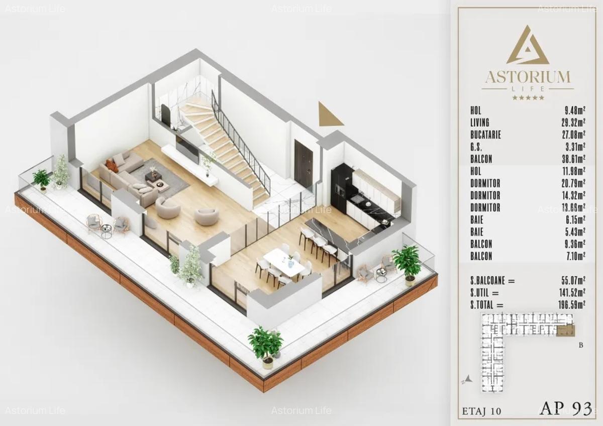 Apartament 4 Camere Moderne în Complex Rezidențial de Lux | Comision 0% - 2