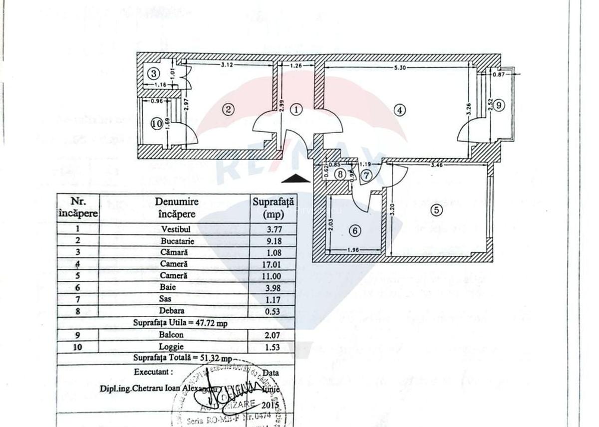 Apartament 2 camere de vanzare 51 mp, Victoriei, Nicolae Titulescu - 20