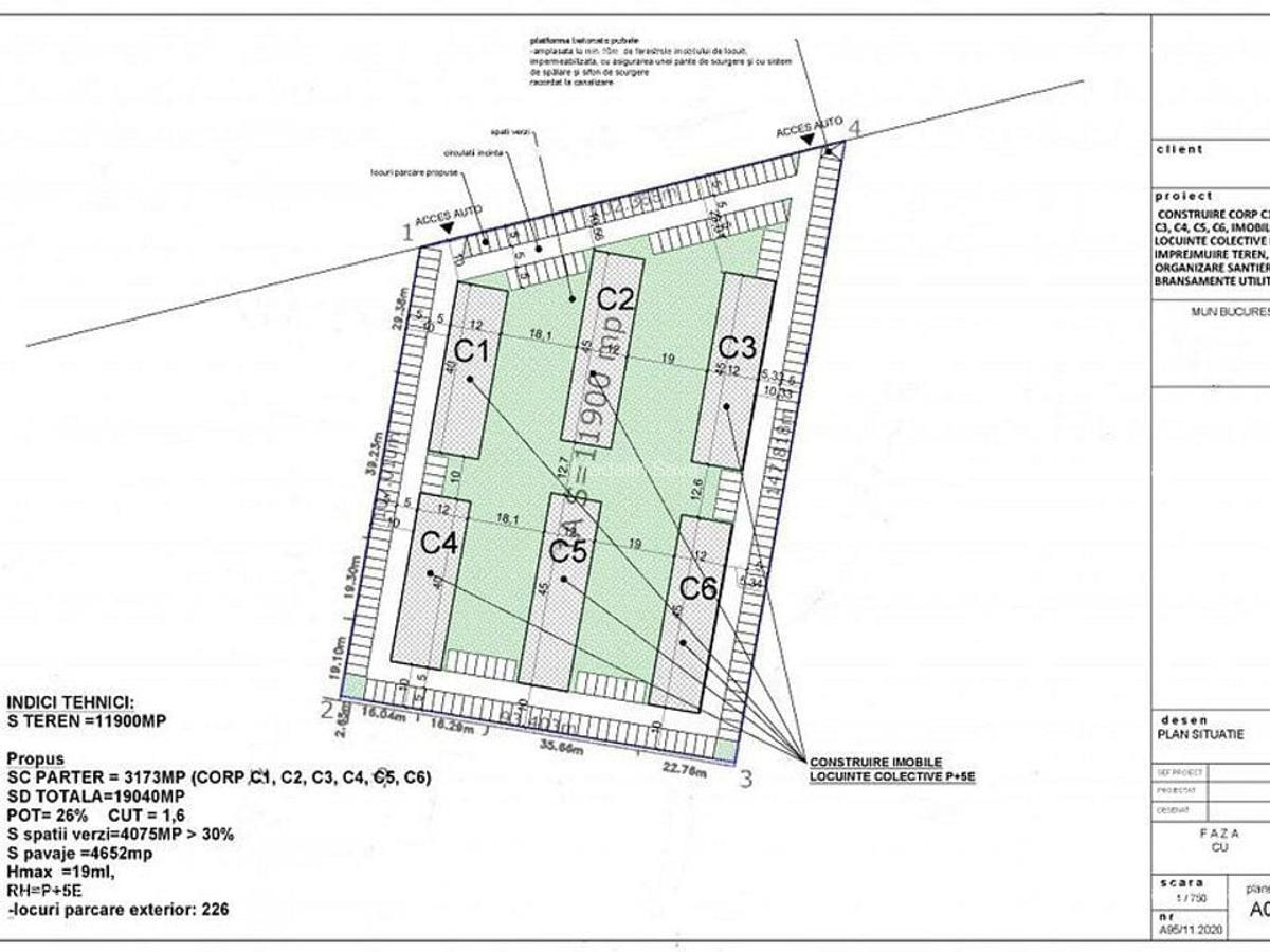 Vanzare teren Soseaua Giurgiului - Dedeman, ideal investitie, urbanism P+5 - 5