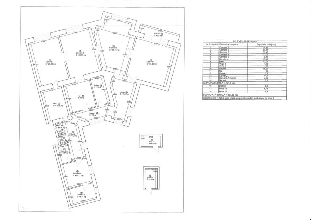 Apartament cu 6 camere circular în P-ța Victoriei - 18