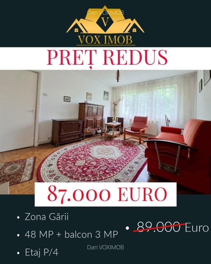 Apartament  2 camere zona Garii - 1