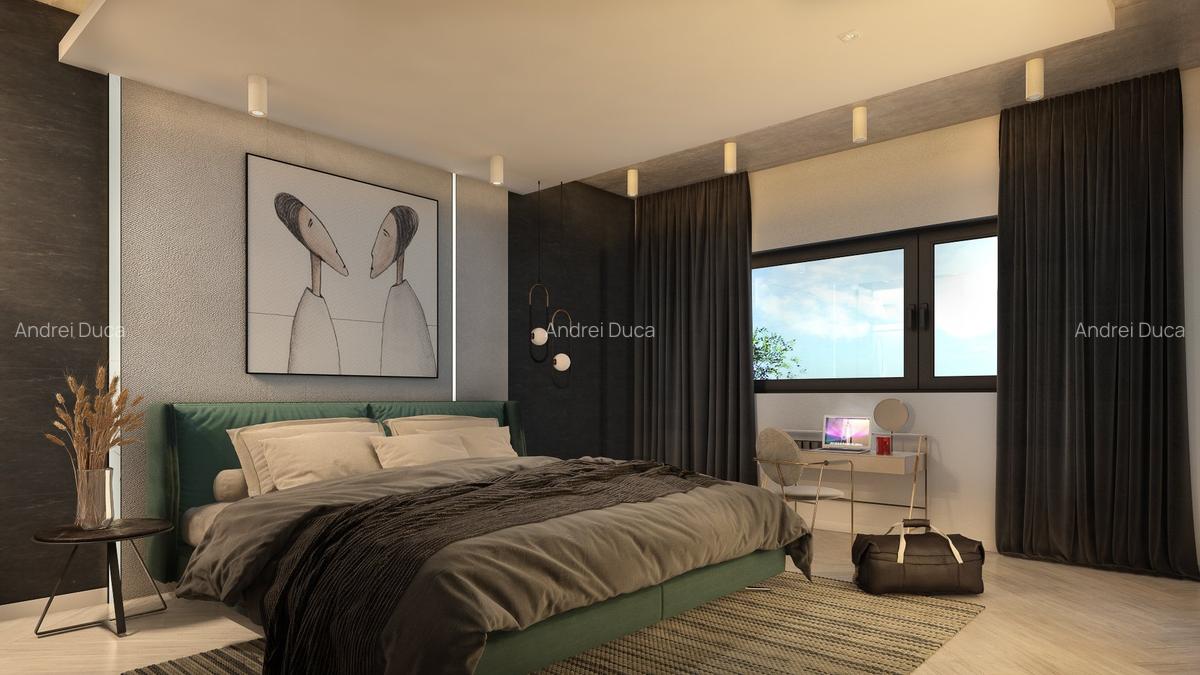 3 camere-185 mp-Penthouse-5 min Metrou Berceni-Mobila bucatarie inclusa - 11