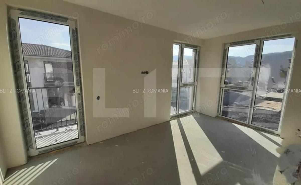 Casa tip duplex 120 mp, predare semi-finisat, Chinteni - 3