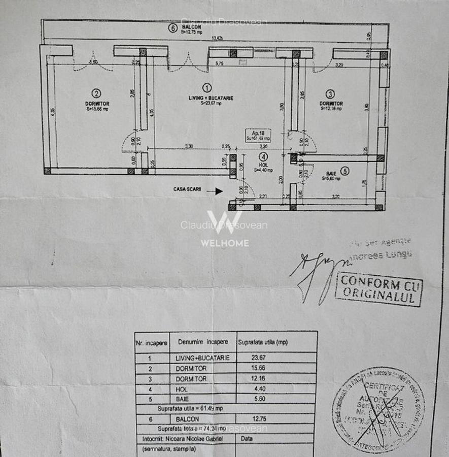 Gata de mutare! Apartament 3 camere in Catierul Arhitectilor - 11