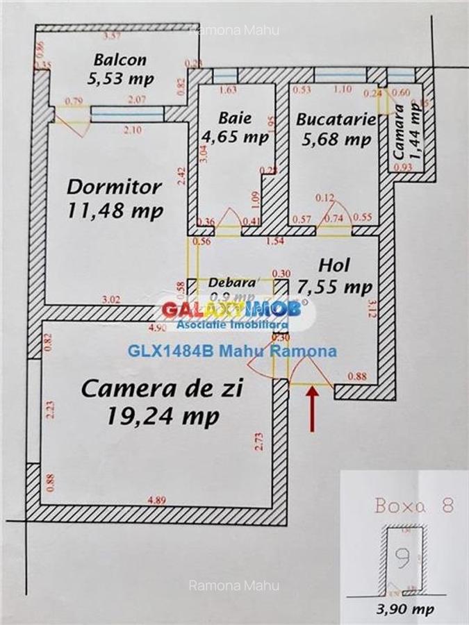 Apartament 2 camere, decomandat, langa parcul Agronomiei - 12