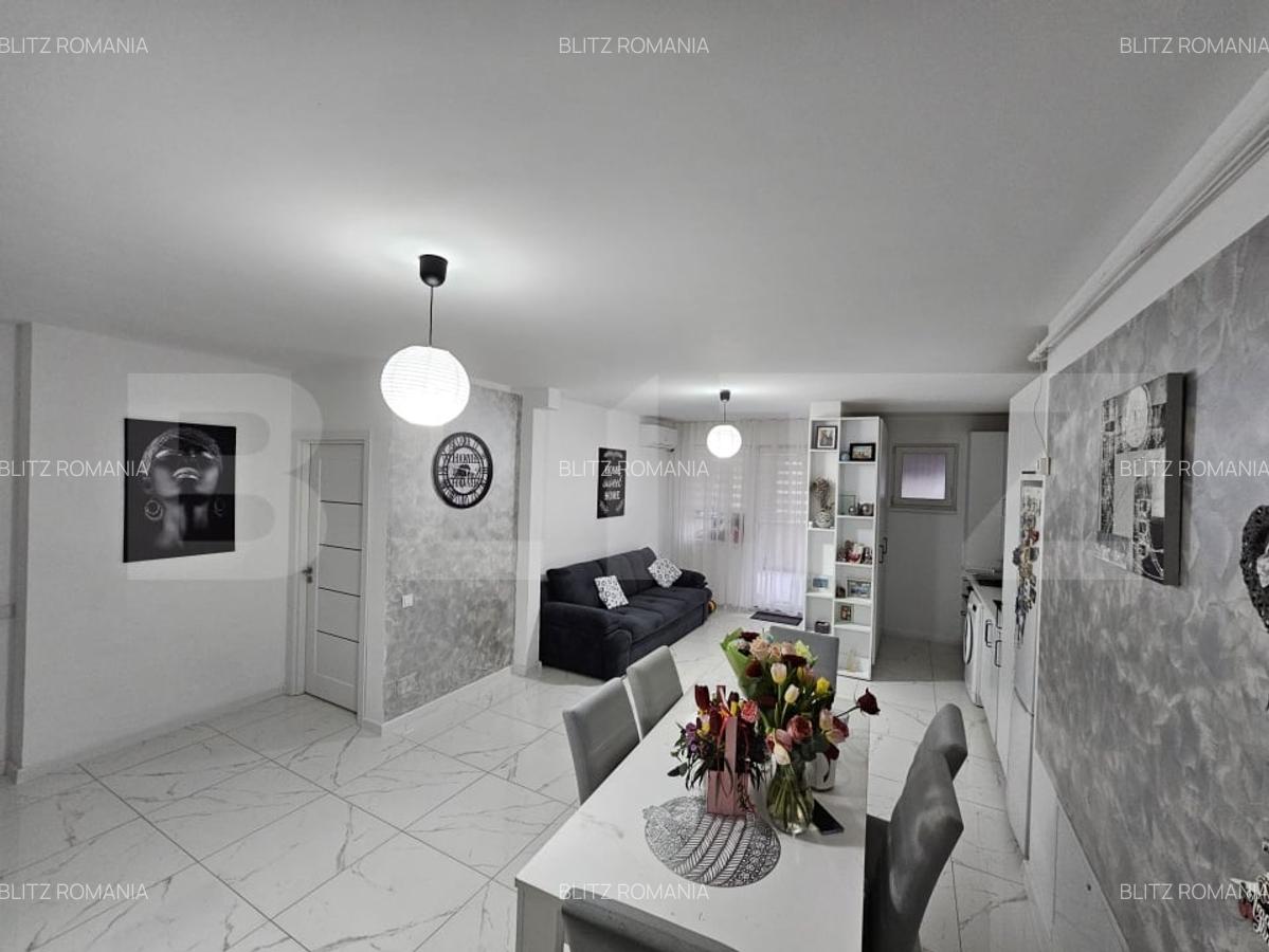 Apartament cu 3 camere, 54 mp, parcare, gradina 20 mp, zona Florilor - 1