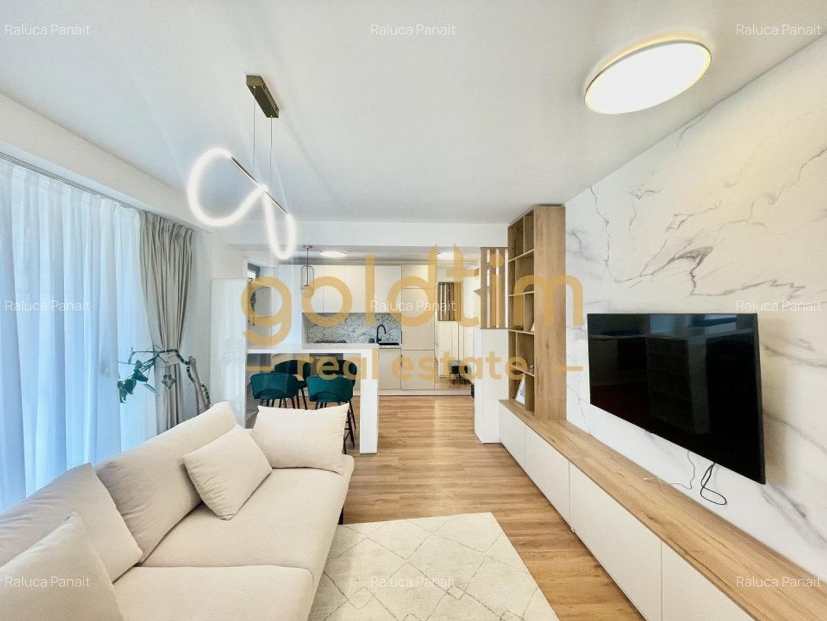 Apartament cu 2 camere semidecomandat, mobilat în Pipera - 15