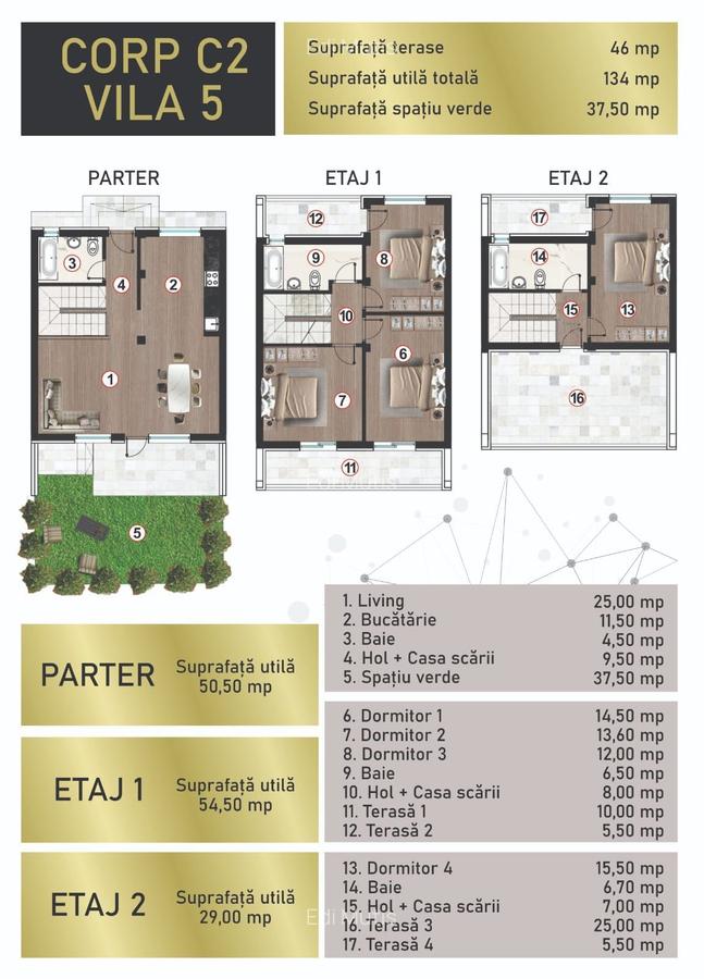 Drumul Binelui | Metalurgiei - Vila 5 camere, 3 bai cu terasa - 8