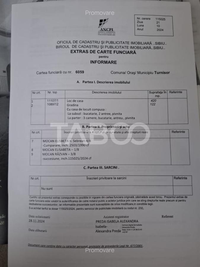 Casa de vanzare cu 3 camere si gradina in zona Turnisor Sibiu - 10