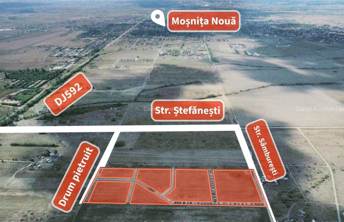 PARCELE DE TEREN LA DOAR 500M DE DJ592 MOSNITA NOUA - 3