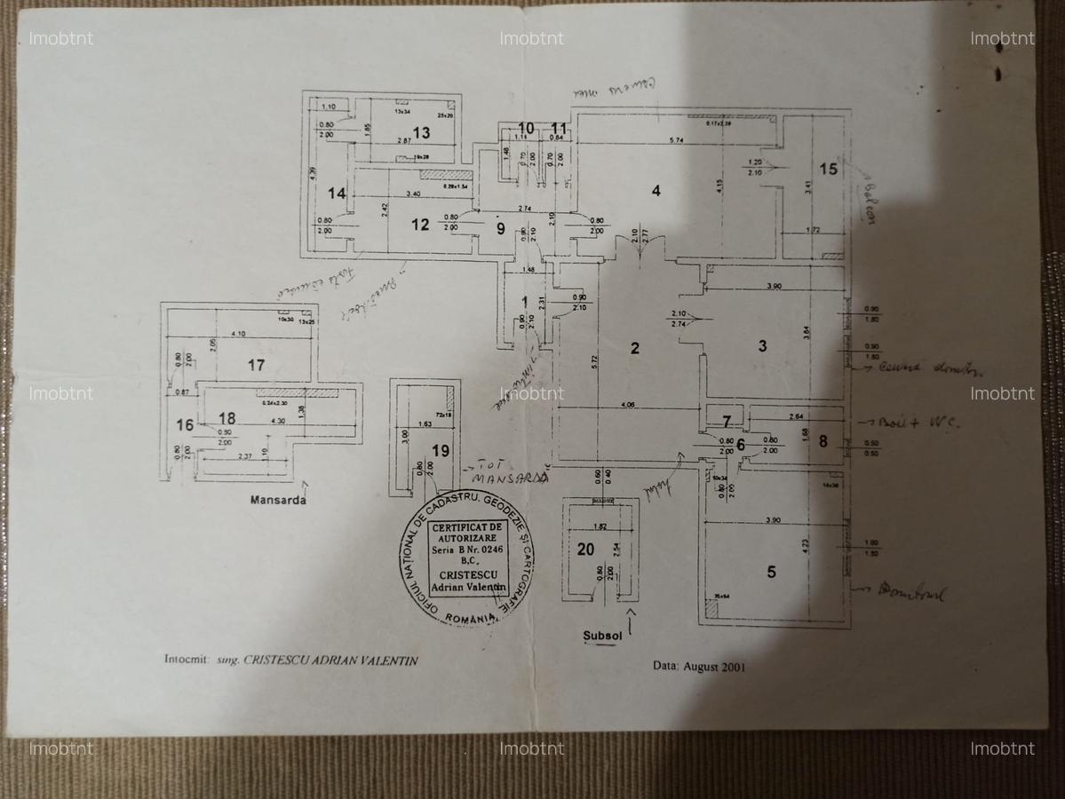 Apartament 4 camere Batistei, strada Vasile Lascar - 35