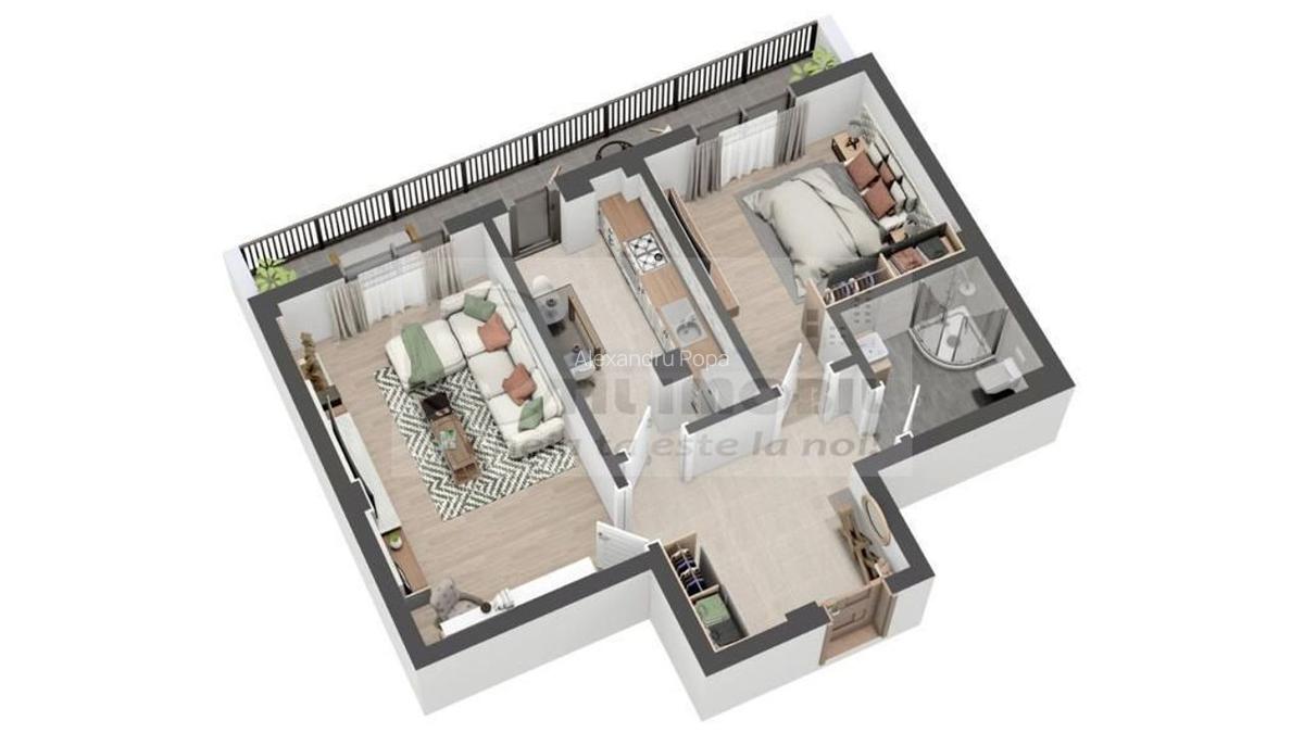 Apartament 2 camere - decomandat - Valea Lupului - Predare august! - 7
