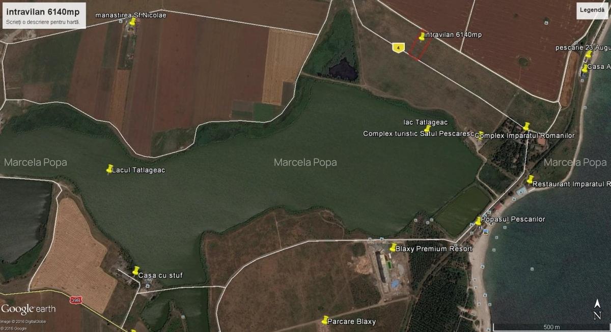 23August - Teren intravilan  6000mp 2fronturi de 46m  aproape de lac si mare - 1