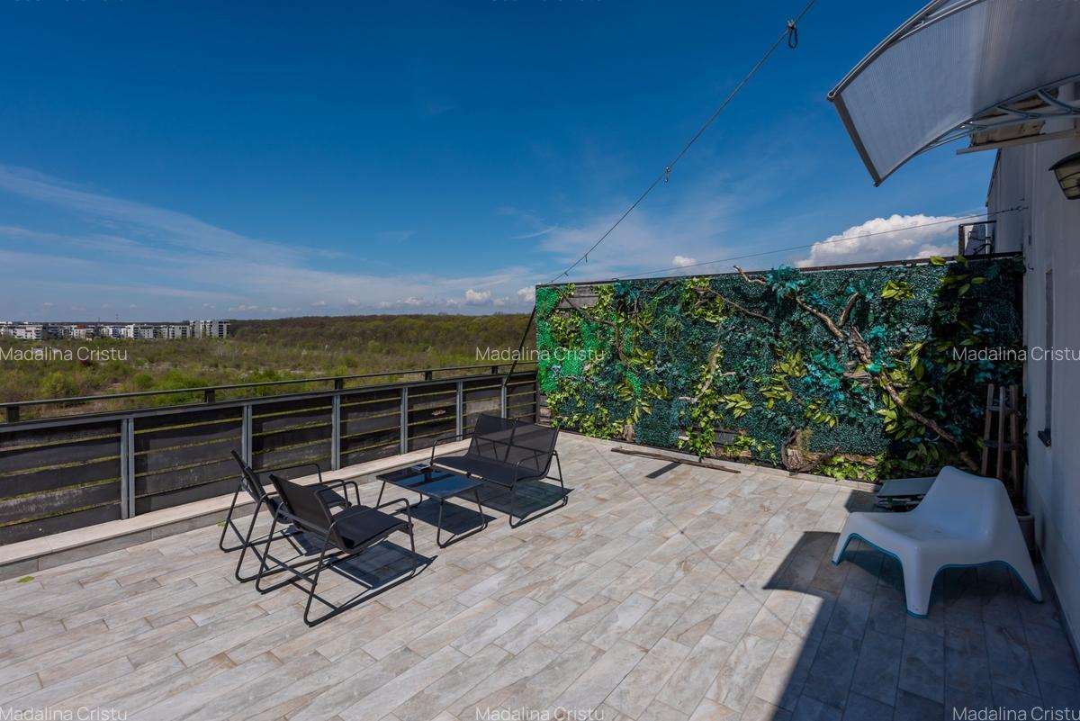 Apartament 3 camere penthouse cu vedere splendida, Baneasa Natura Residence - 6