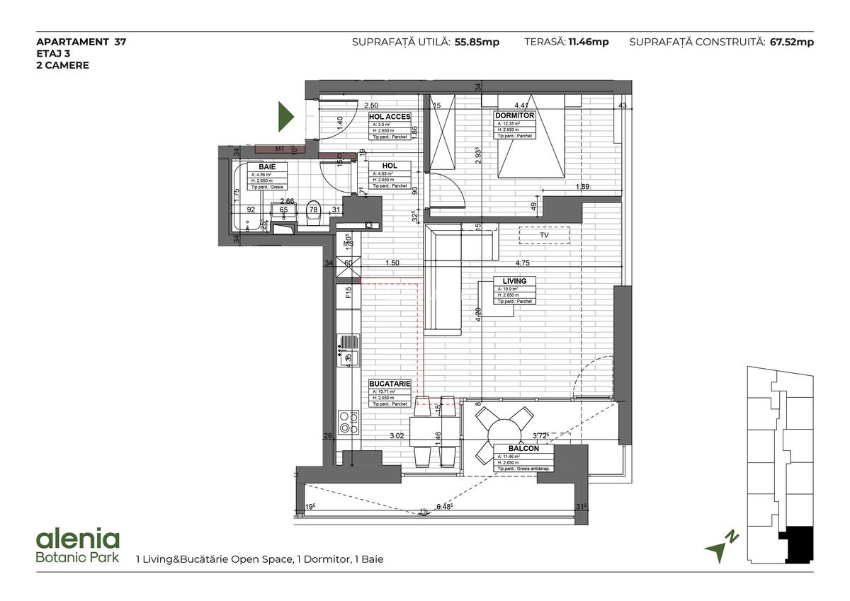 Apartament cu view catre Parcul Botanic - Alenia Botanic Park - 5