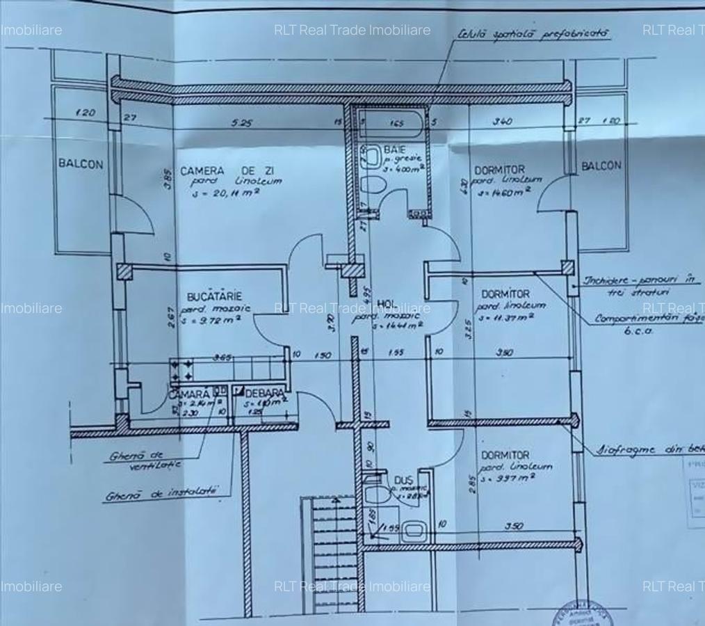 Apartament 4 camere structura mare Astra - 1