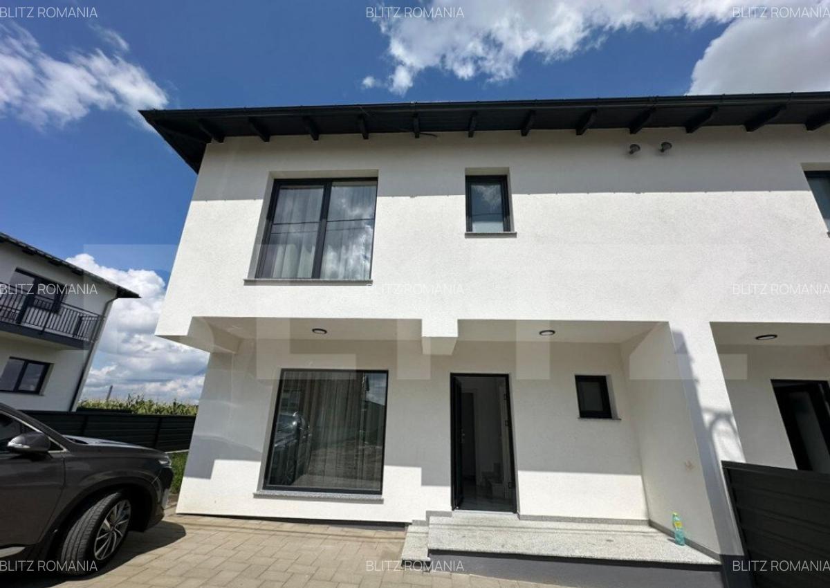 Duplex de vanzare, cu 4 camere, 100 mp+250 mp teren, zona Ip - 1