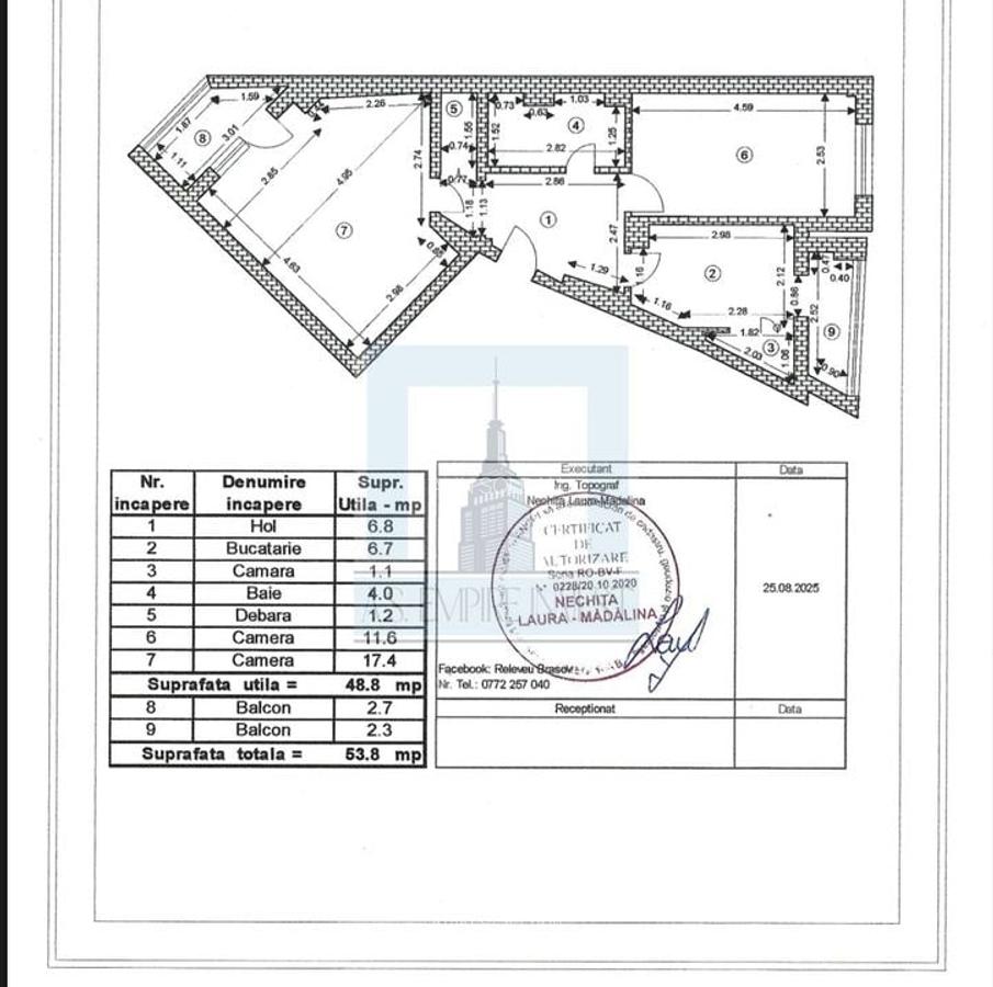 Apartament 2 camere decomandat - zona Tractorul/Cerna - 4