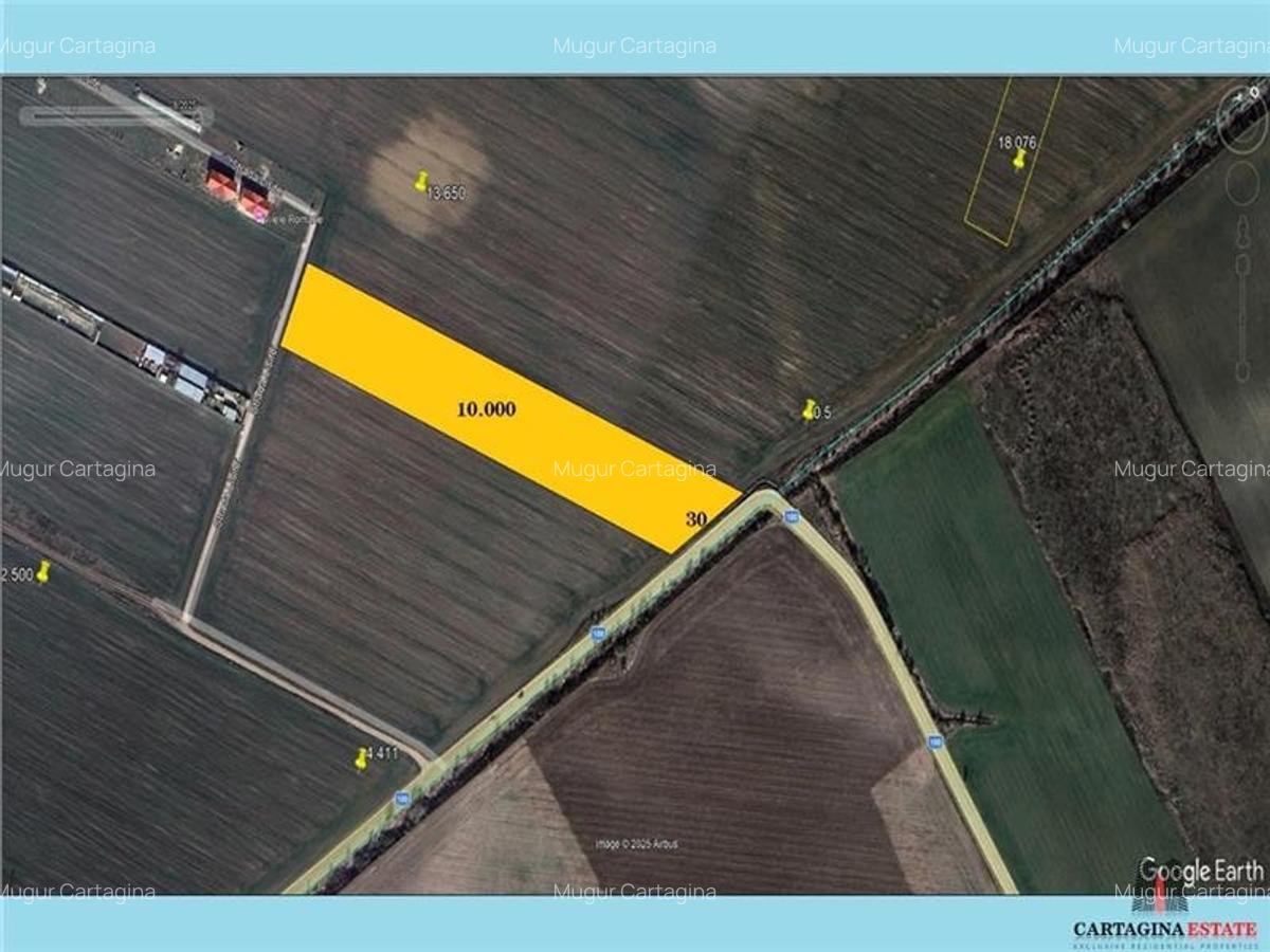 Teren intravilan stradal DJ100 / 10.000mp / fs 30ml - Tunari / Stefanesti - 1
