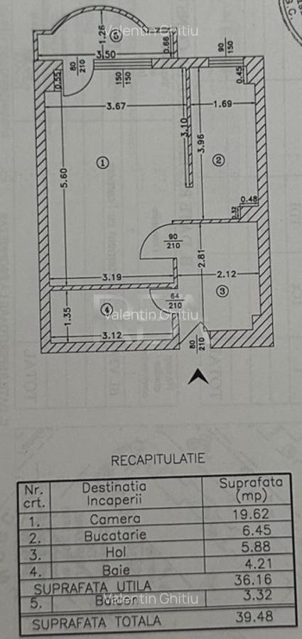 Garsoniera - Vitan - decomandat - 1989 - renovat - 5