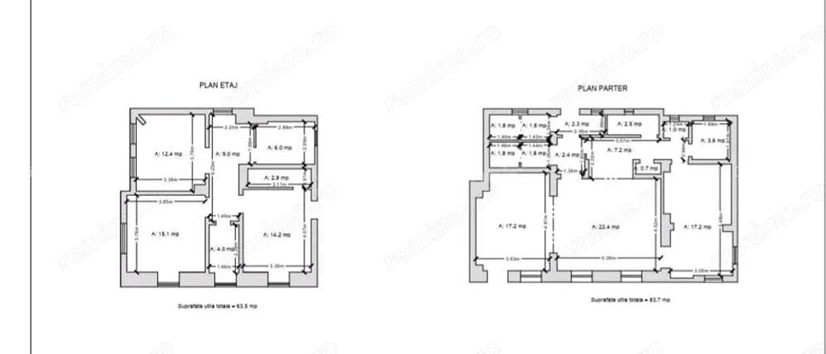 Resita CHIRIE Central, 146 mp. Parter, Etaj 1 - 2