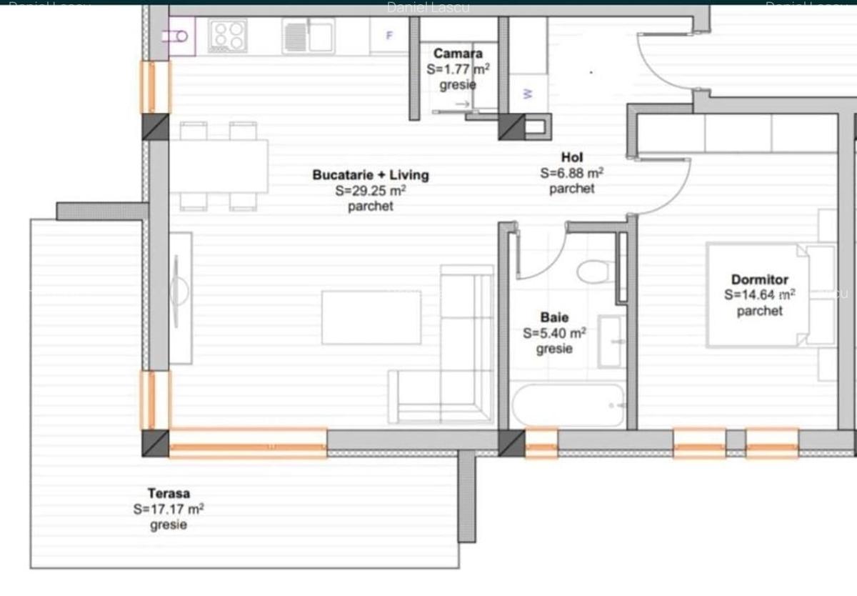 COMISION 0% | Apartament 2 Camere | 58 mp | Zona Giroc - 11