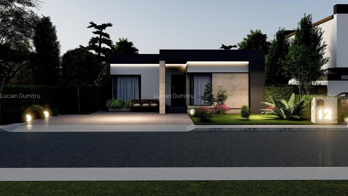 Casă Parter – 4 Camere - Teren 500 mp – Ansamblu Rez. Premium - Berceni/Vidra - 3