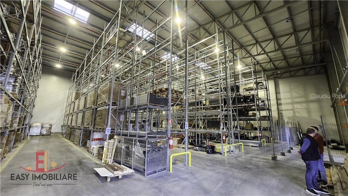 Hala depozitare, centru logistic, 1.500 paleti, sistem de rafturi, inaltime 13 m - 1
