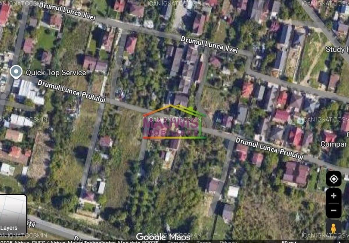 Vand teren 500 mp in zona Drumul Lunca Prutului, sector 3. - 1