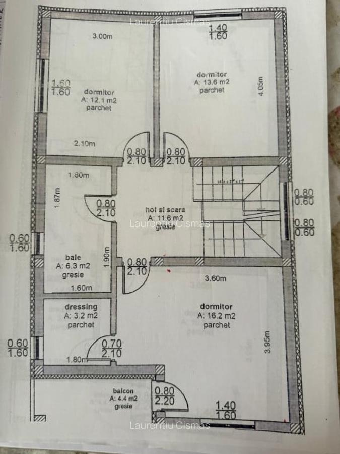 Casa individuala - 4 camere - Teren 521 mp - 6