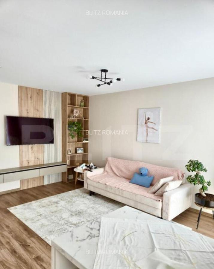 Apartament cu 2 camere, 51 mp, mobilat & utilat premium, zon - 2