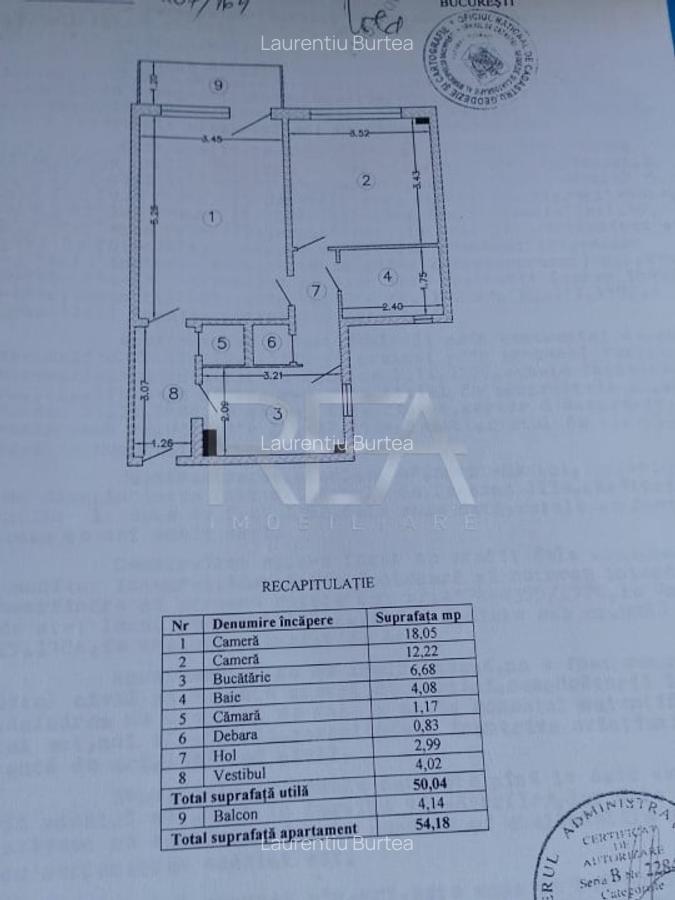2 camere, 5/10, anvelopat, Lujerului, 50m metrou. - 6