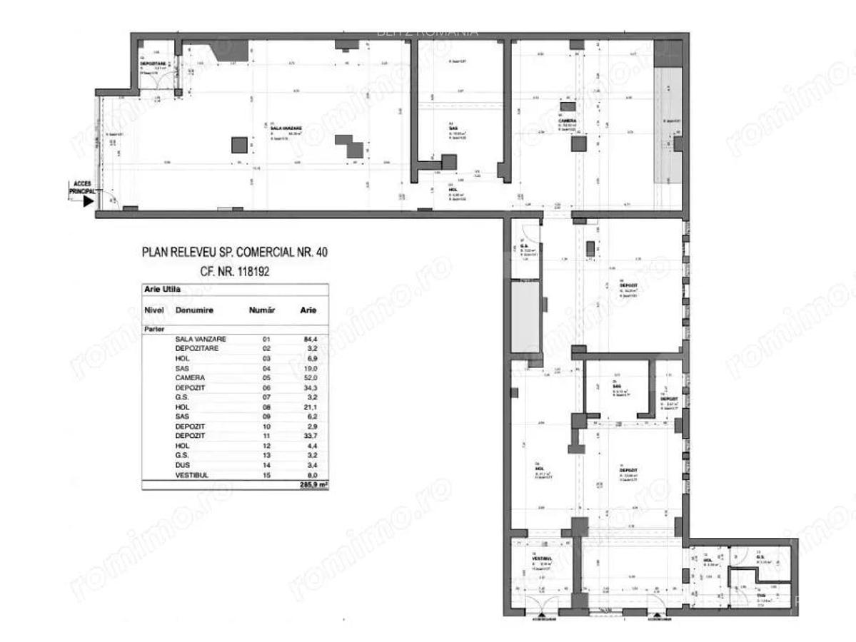 Spatiu comercial de inchiriat, 285 mp, zona Calvaria - 4